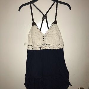 Crochet braids tank top